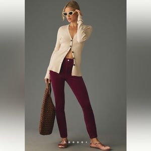 Anthropologie Skinny Corduroy High-Rise Jeans NWT